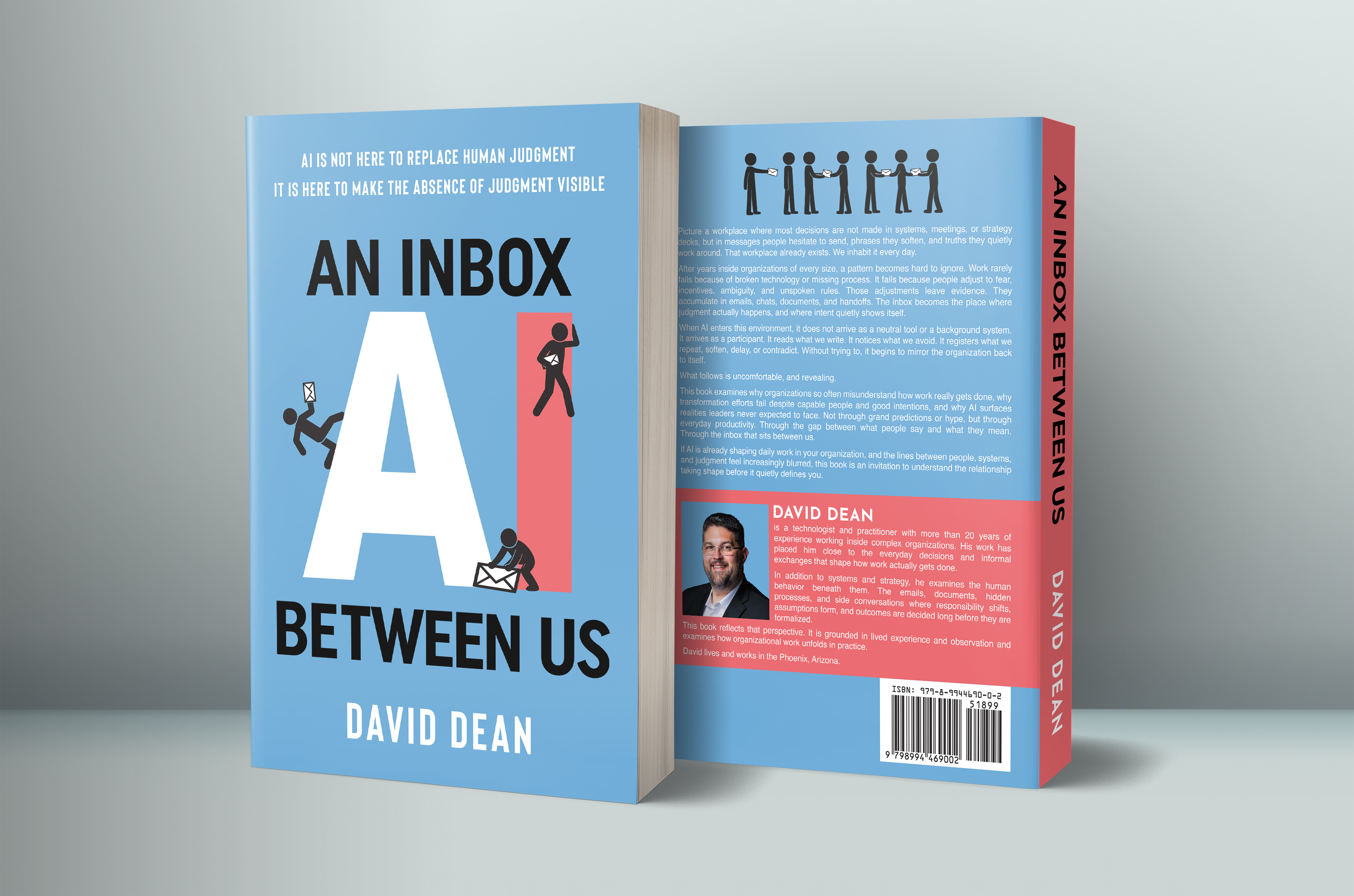An Inbox Between Us Paperback 3D Mockup