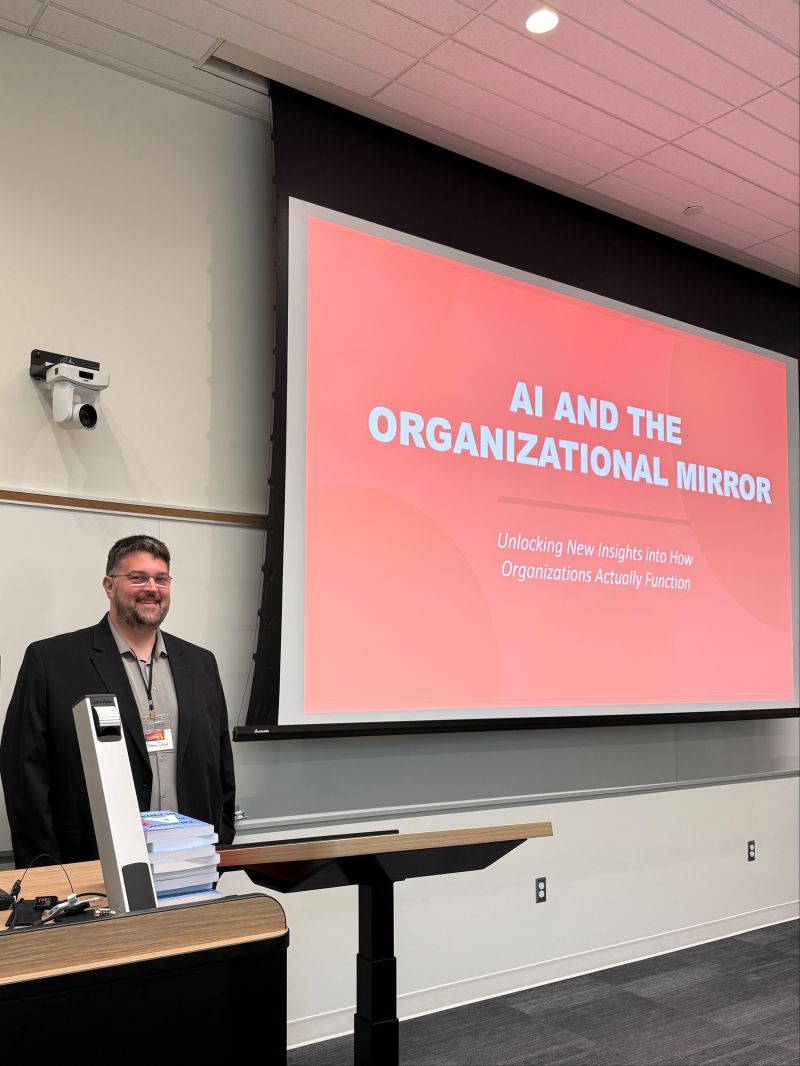 ProductCampPHX session on AI and the Organizational Mirror